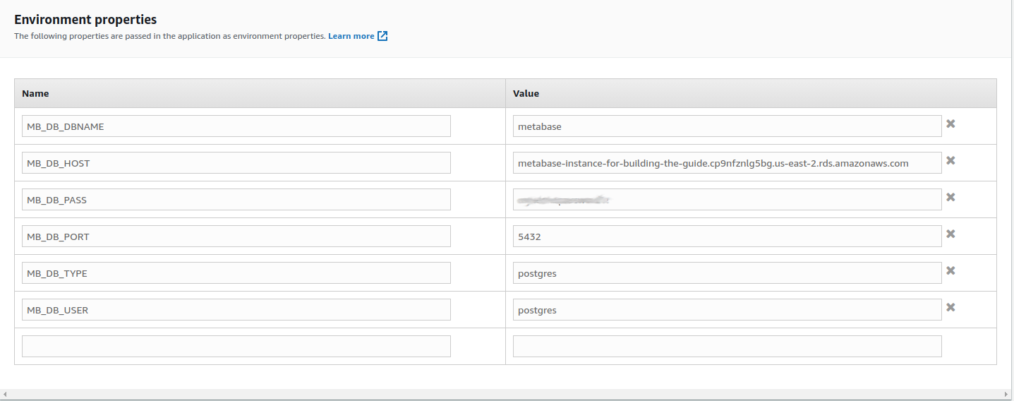 EB Environment Variables