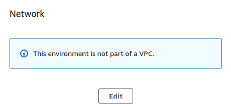 Elastic Beanstalk Network section