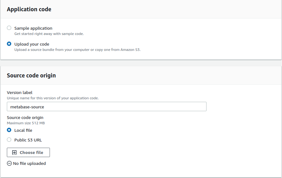 Elastic Beanstalk Base Configuration