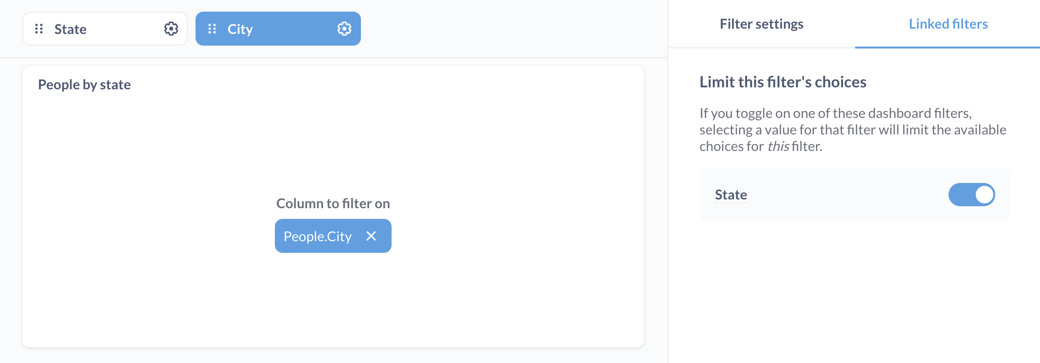 Связанные фильтры
