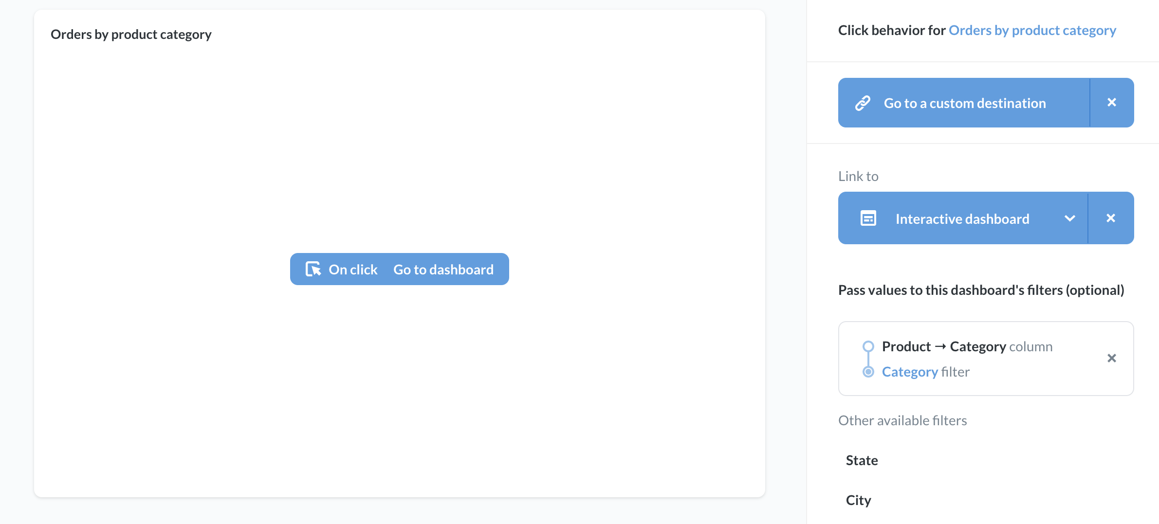 Передача категории в фильтр