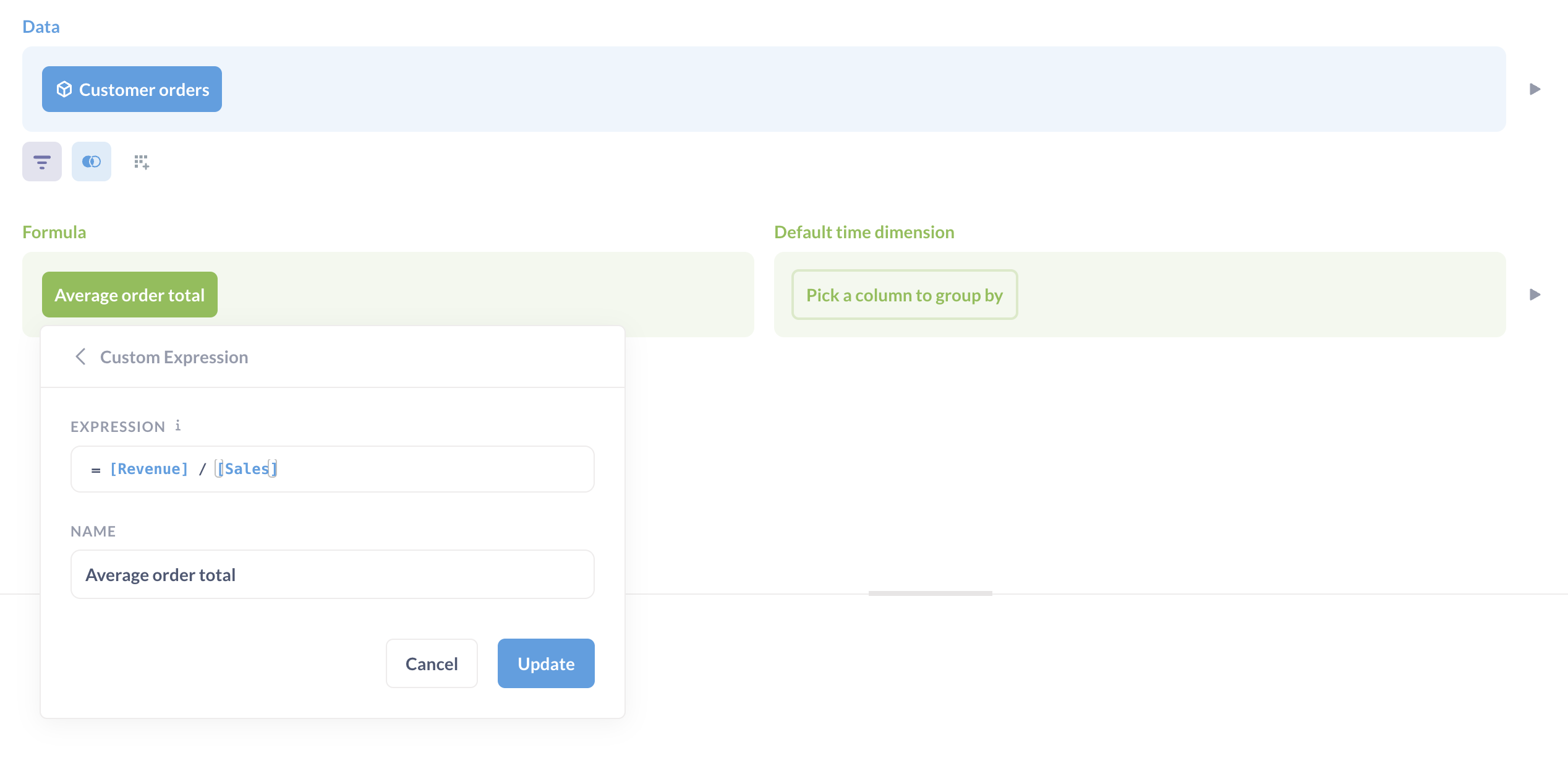 Метрика, построенная на основе других метрик