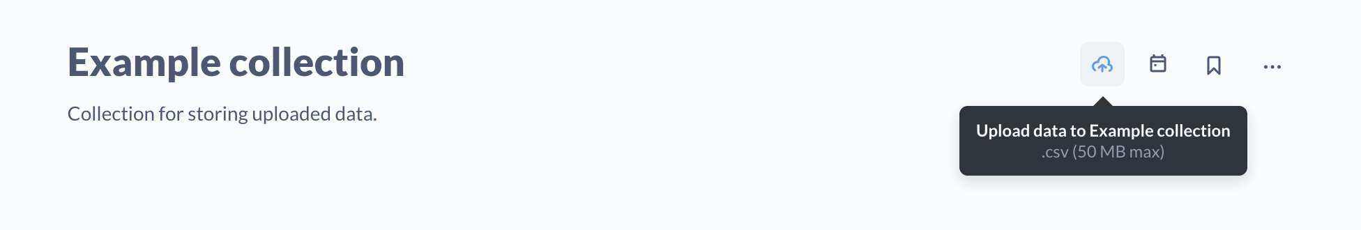 Загрузка данных CSV в коллекцию в Glarus BI