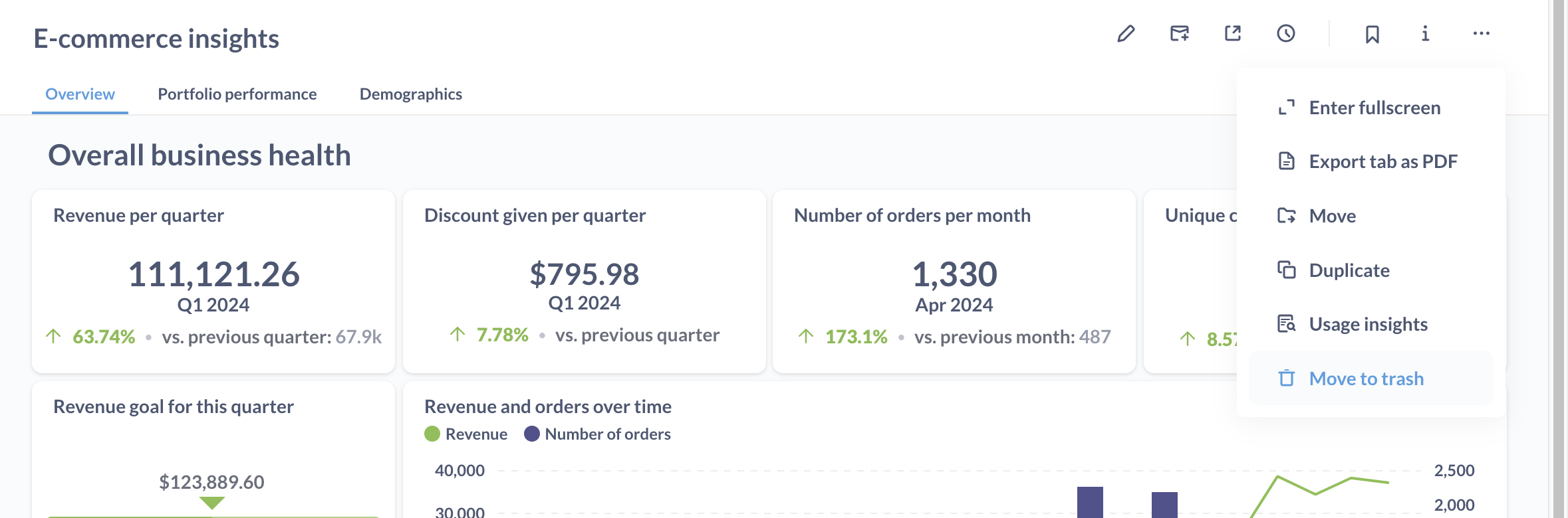 Удалить в корзину