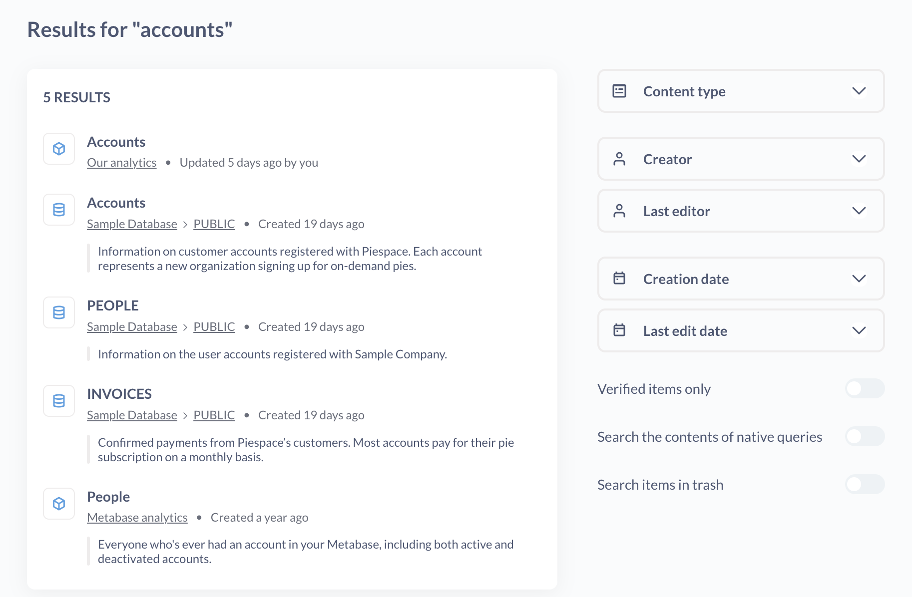 Результаты поиска