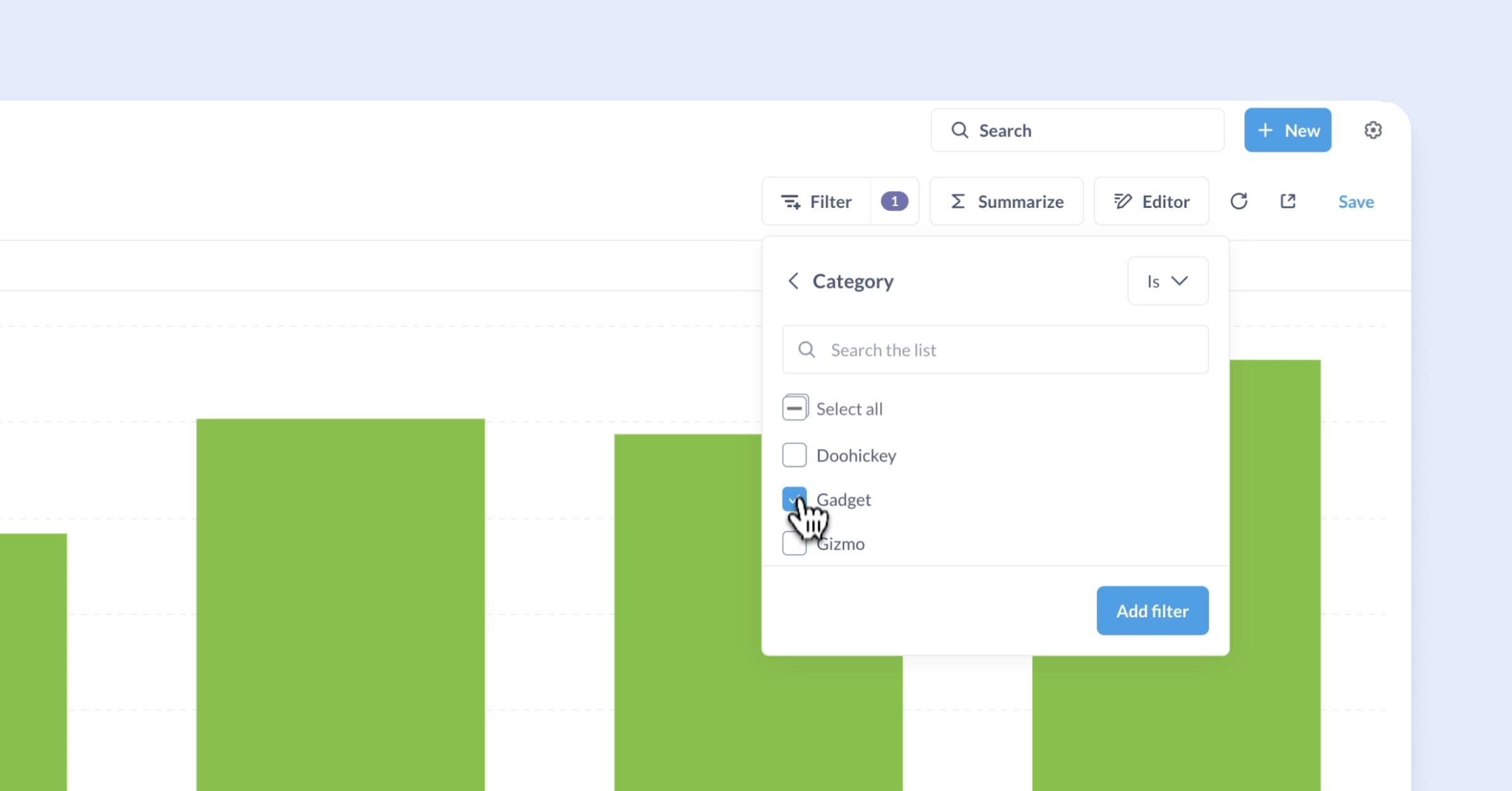 Более понятный фильтр