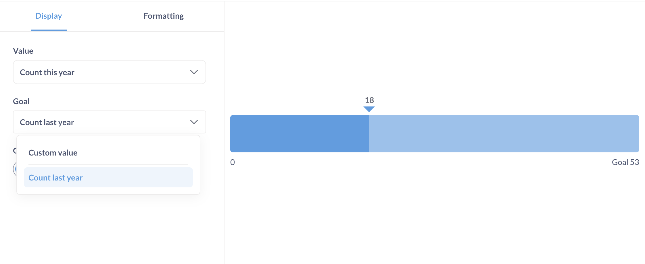 Динамическое целевое значение