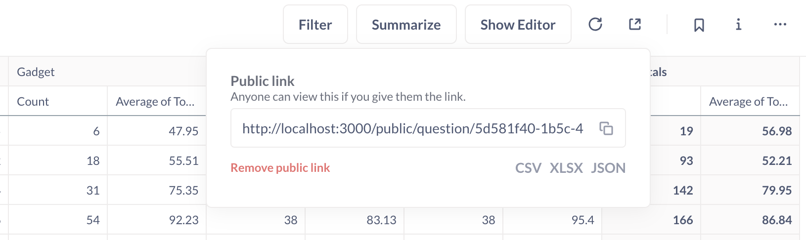 Общий экспорт