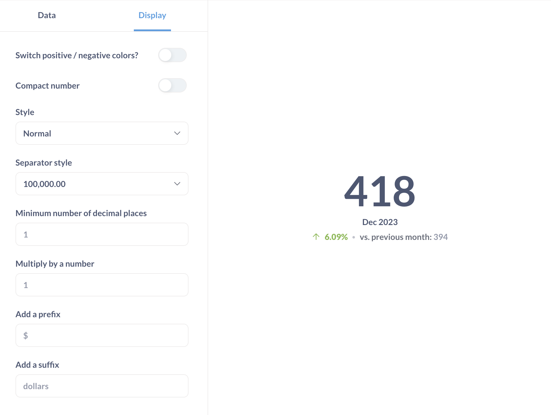 Тренд настройка